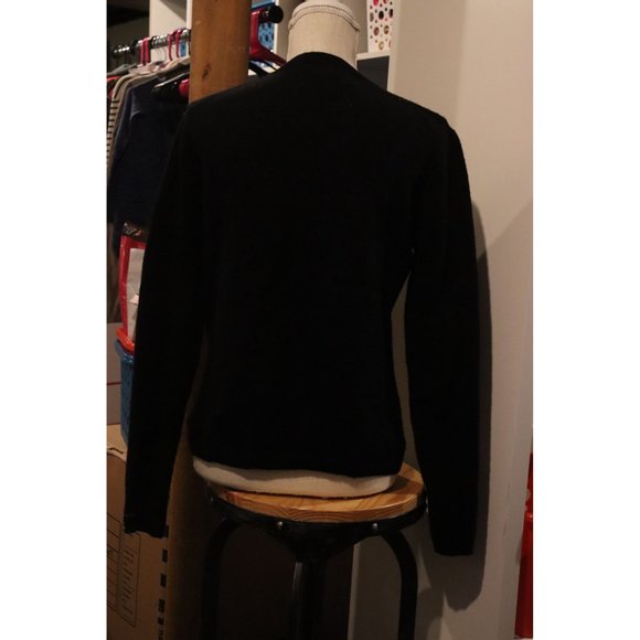 Ralph Lauren Polo Jeans Co. V Neck Wool Sweater Black Size L preowned - Picture 2 of 2